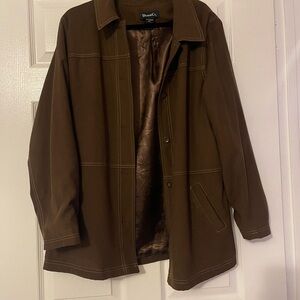 Denim & Co Men brown vintage jacket